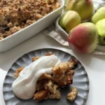 Æblecrumble Med Marcipan