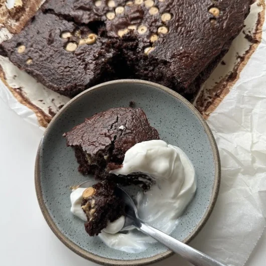 Havregrødsbrownie