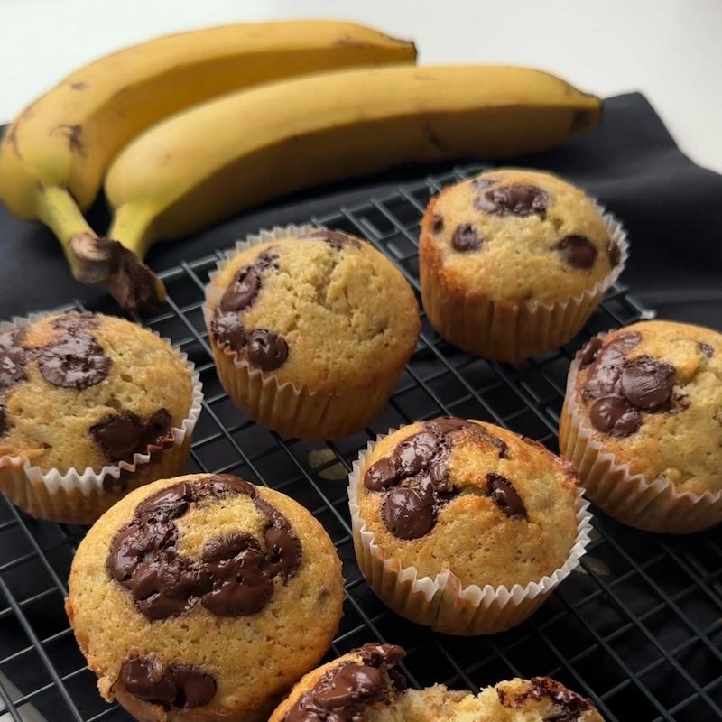 Bananmuffins Forside