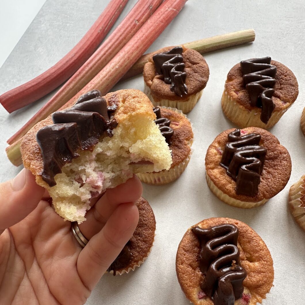 Rabarber Mazarin Muffins