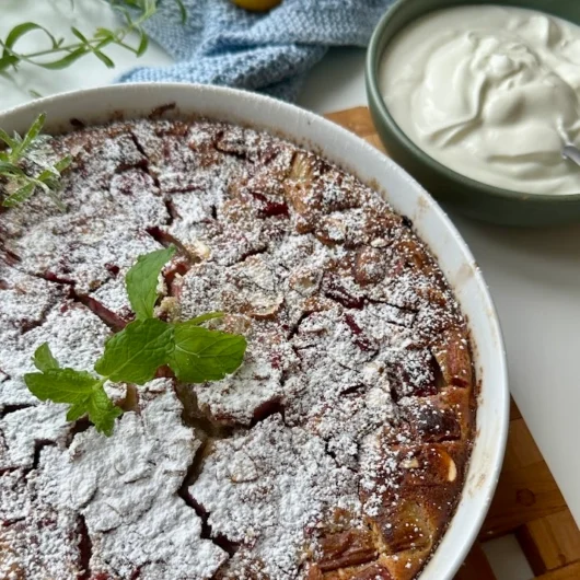 Rabarber Clafoutis