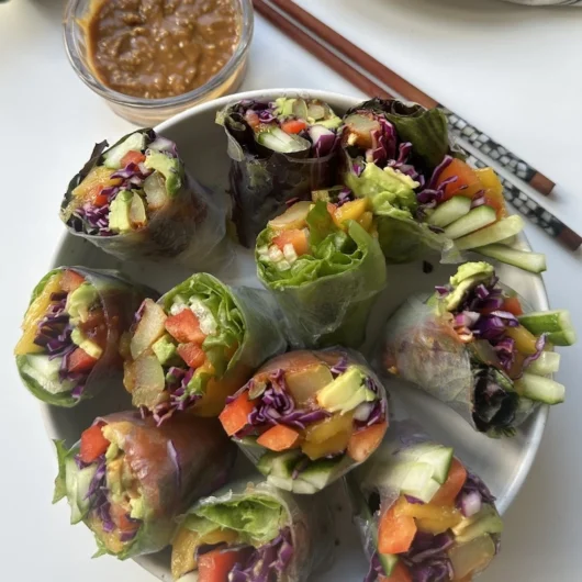 Veggie Ruller med BBQ squash